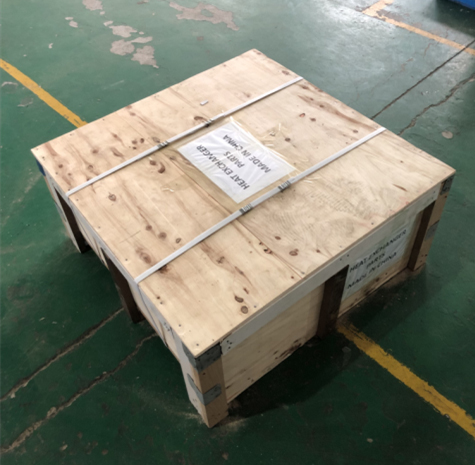 embalaje de caja de madera